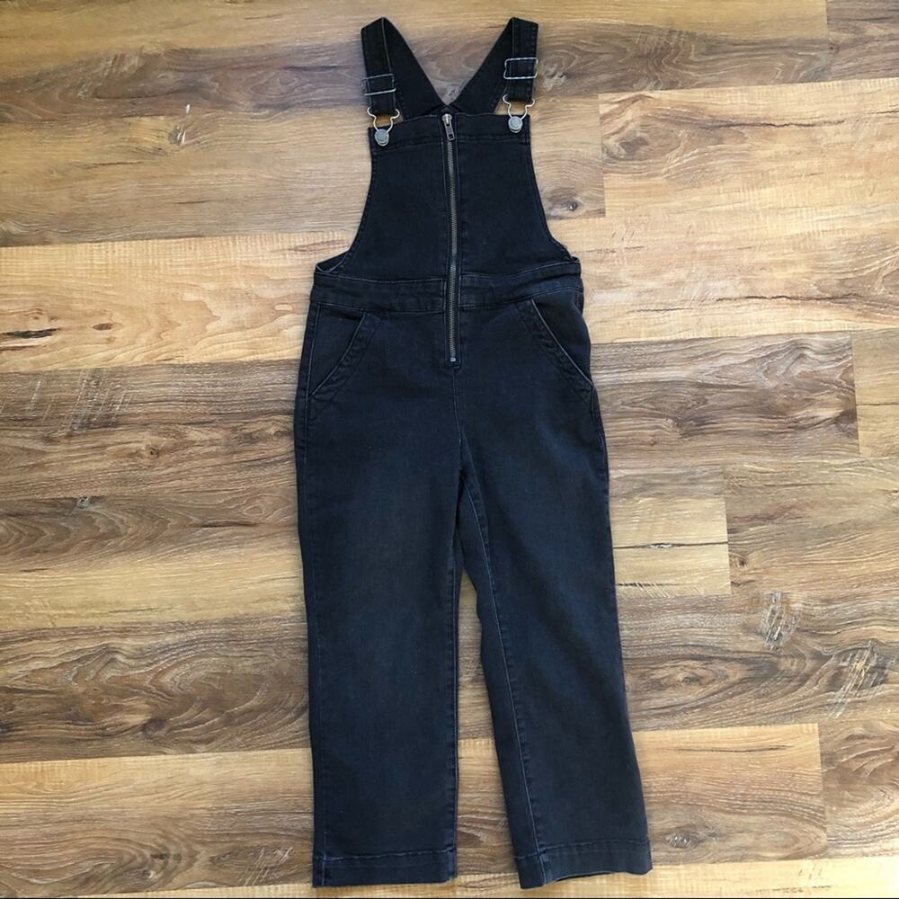 Art Class Girls’ Denim Black Overalls Size 6/6x